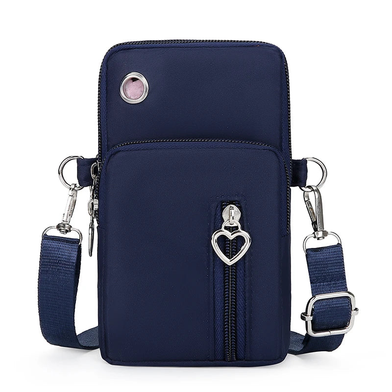 Compact Crossbody Purse — Phone, Card & Cash Essentials Bag
