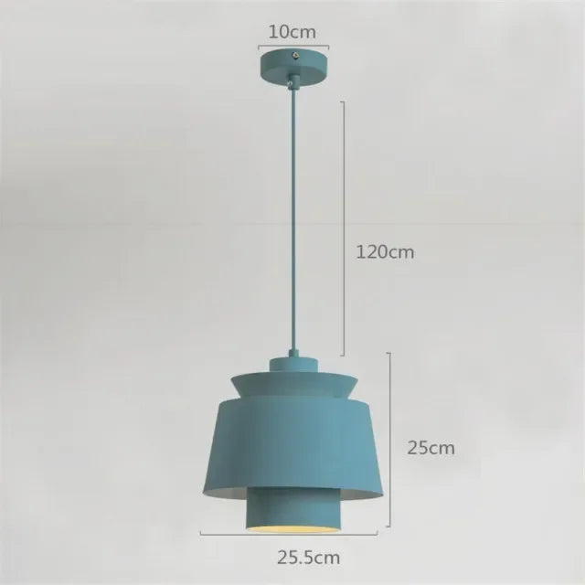 Modern Creative Macaron LED Pendant Lamp Restaurant Bedroom Bar Bar Cafe Milk Tea Shop Office Chandelier Interior Decor Lighting