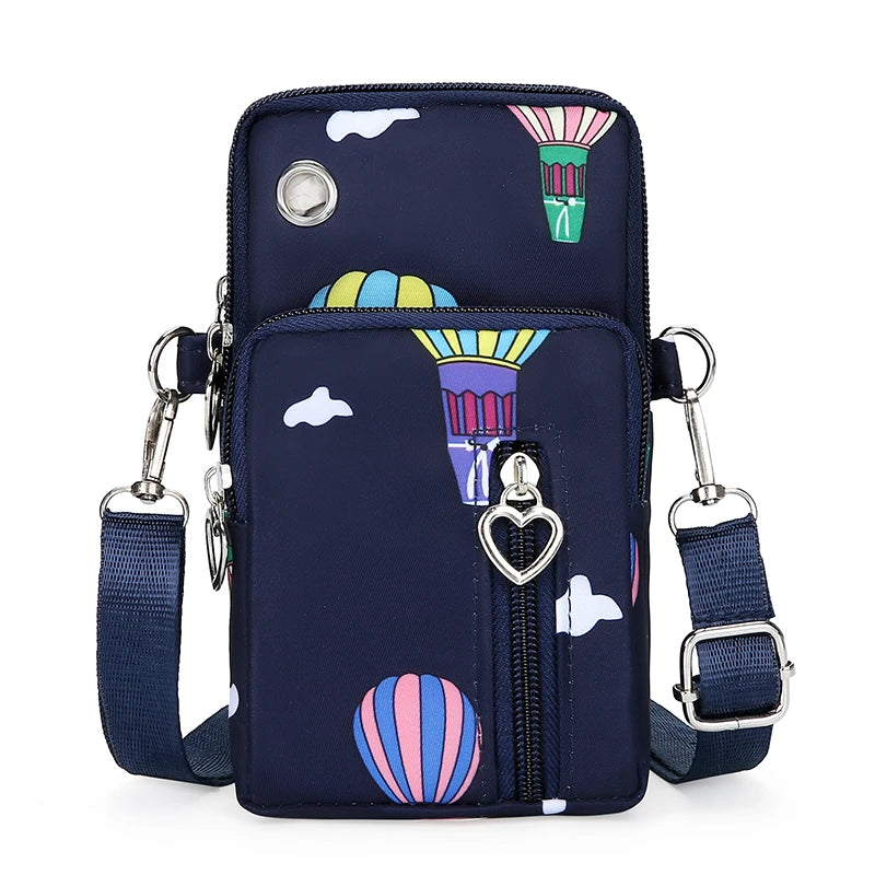 Compact Crossbody Purse — Phone, Card & Cash Essentials Bag