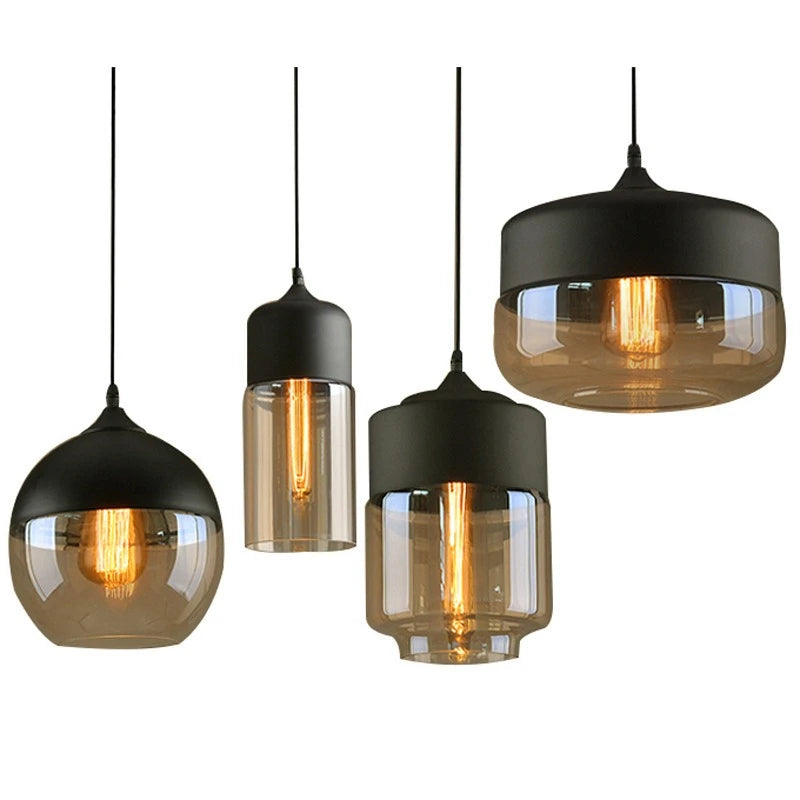 Nordic Pendant Lights Modern Glass Hanging Lamp for Restaurant Living Bedroom Indoor Decoration Lighting Luminaire Suspension