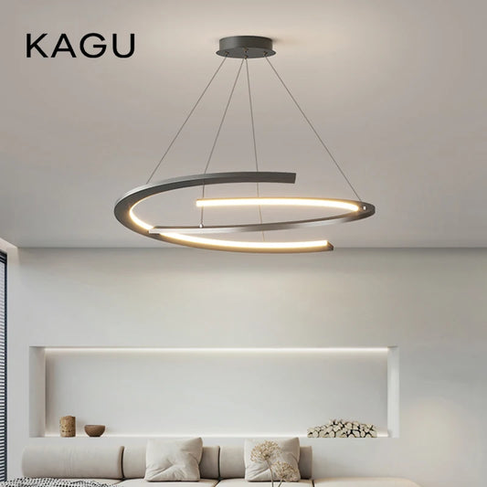 Modern Chandelier For Living Room Minimalist Atmosphere Main Lamp Light Luxury Nordic Simple Restaurant Ceiling Pendant Lamp