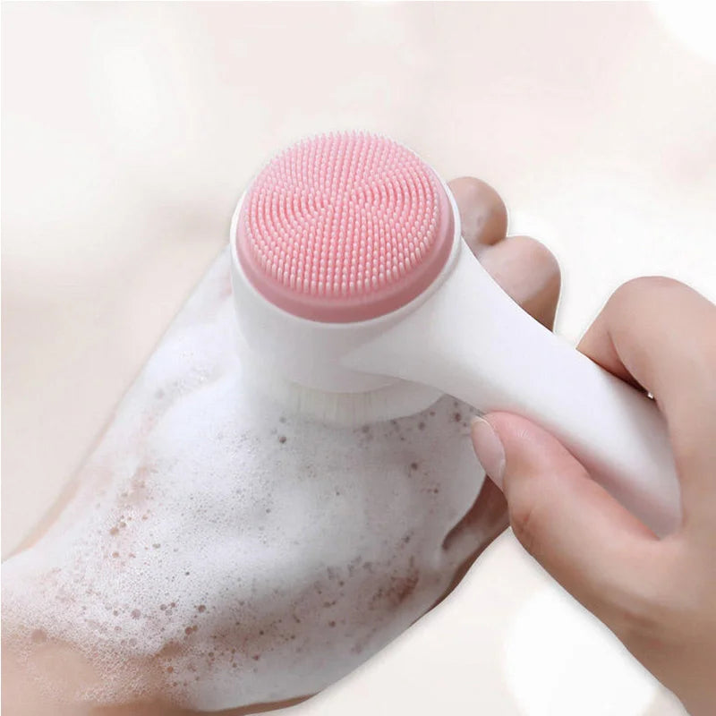 3D Silicone Facial Cleansing Brush — Gentle Cleanse & Daily Exfoliation