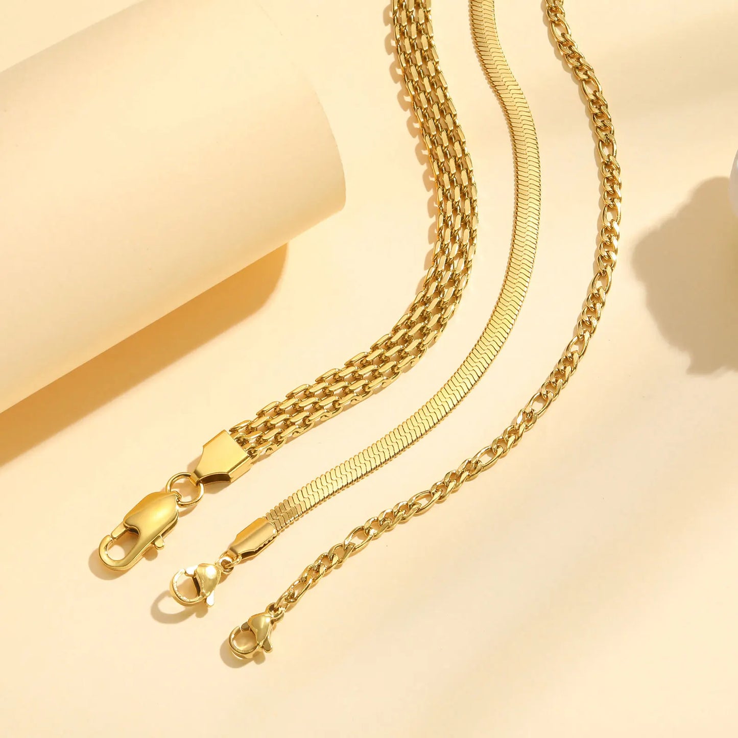 The Bracelet You Forget You're Wearing — Stackable Gold Chain, Waterproof