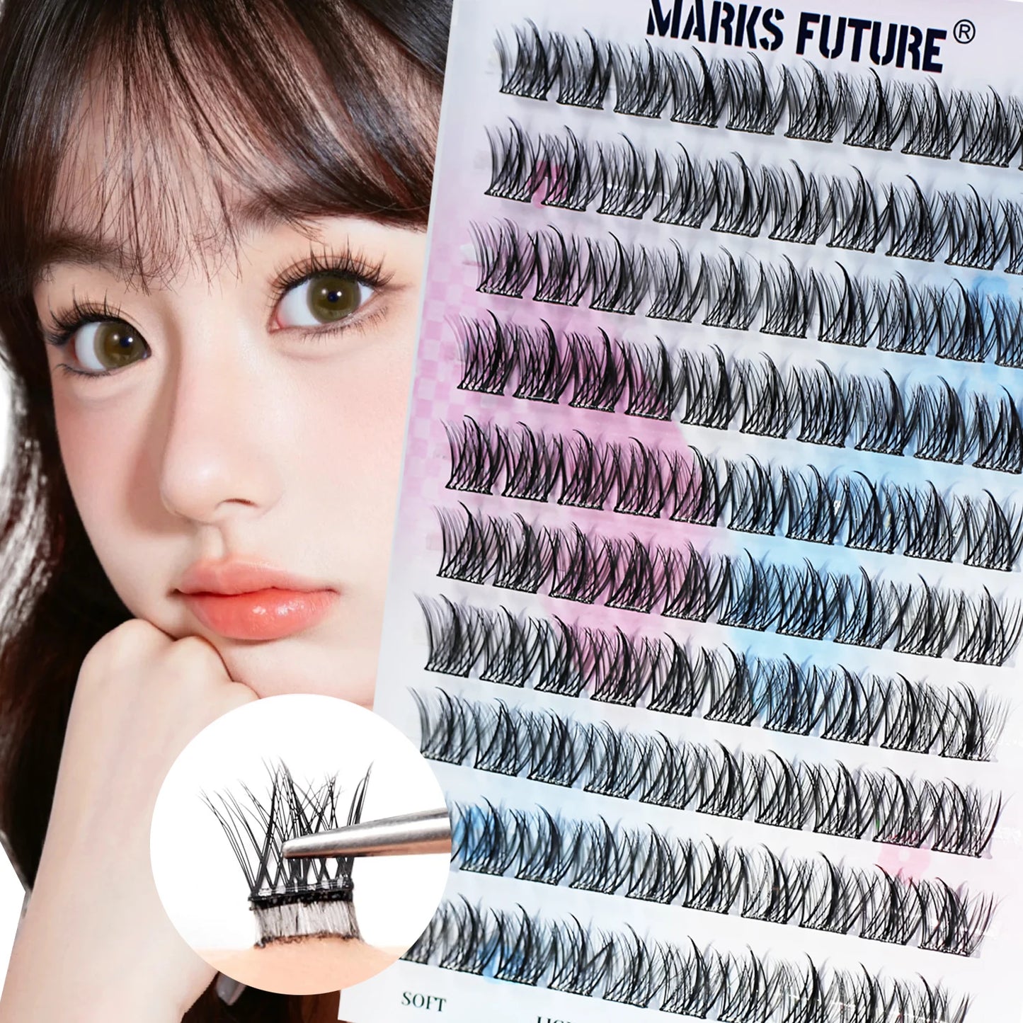 Self-Adhesive Lashes (100 Pcs) — No Glue, No Fuss