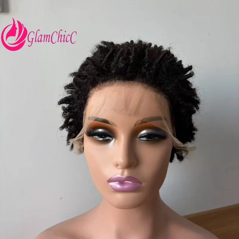 Natural Scroll Lace Front Wig — Heat-Stylable Human Hair
