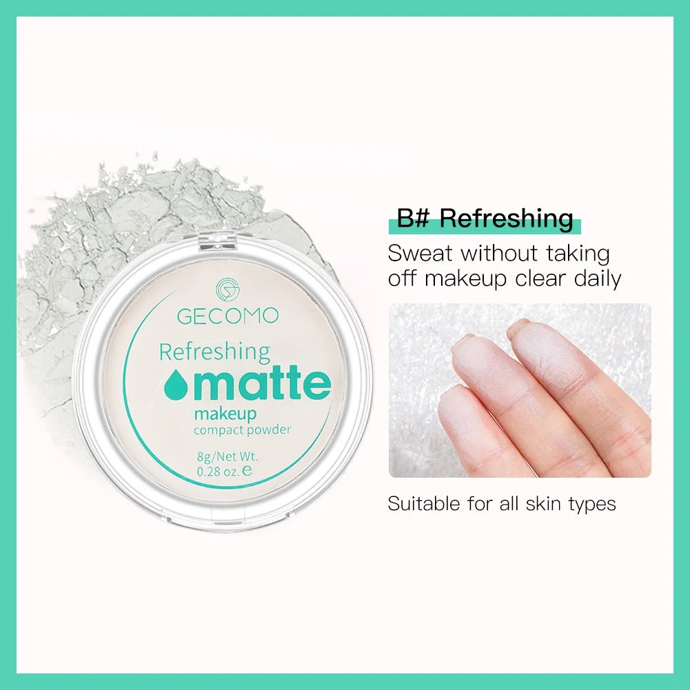 Mattifying Compact Powder — 12-Hour Shine Control