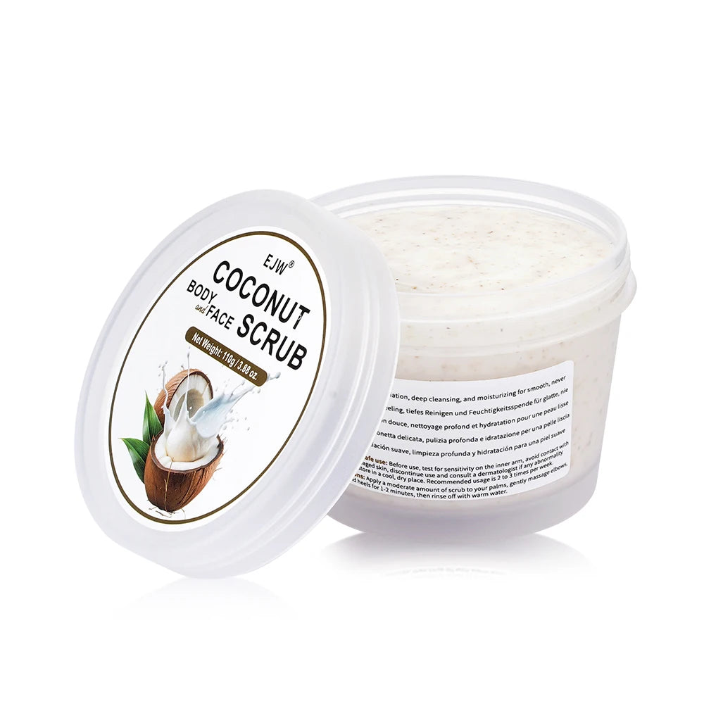 Coconut Exfoliating Body Scrub — Soft, Hydrated Skin Instantly