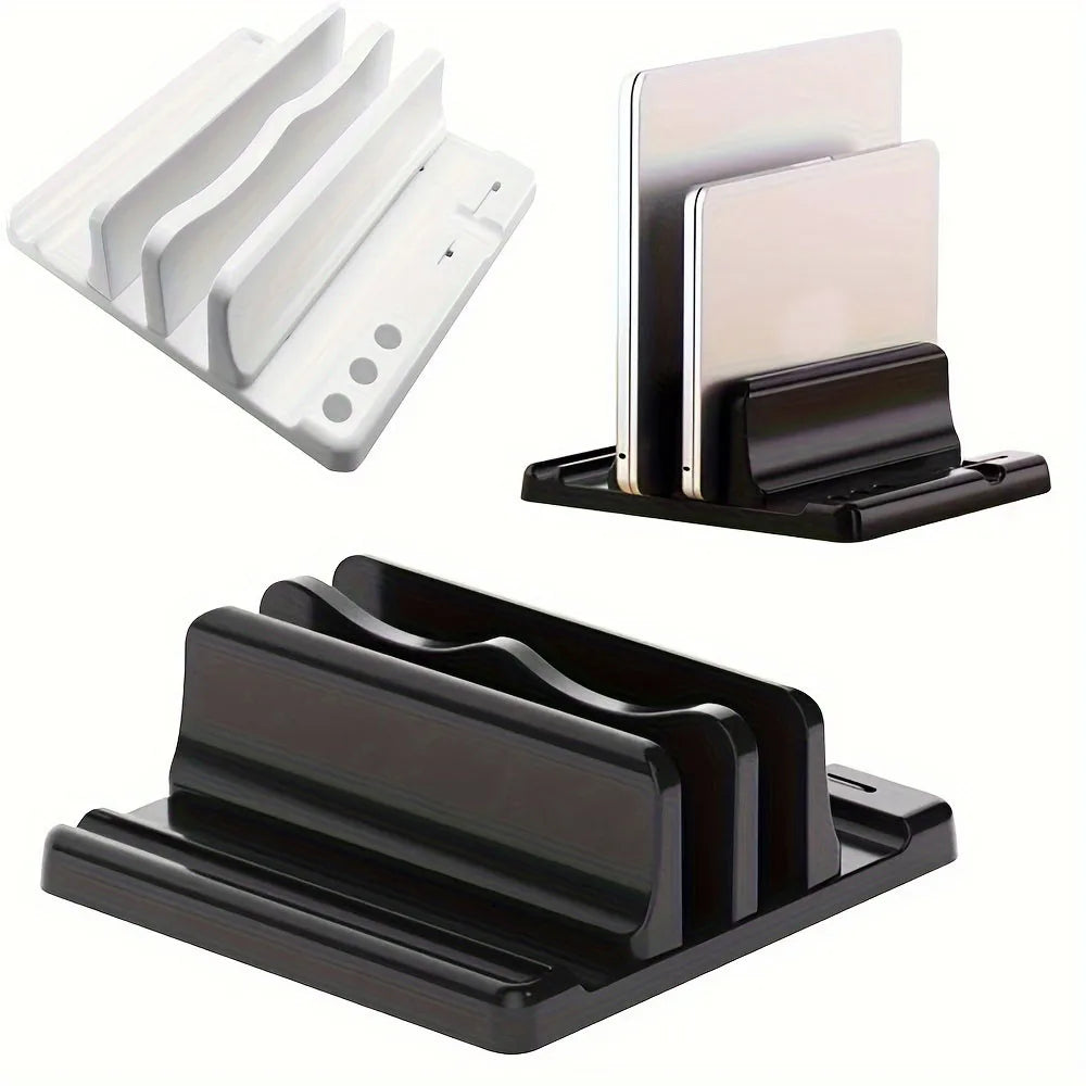 Vertical Laptop & Tablet Stand (Dual-Slot)