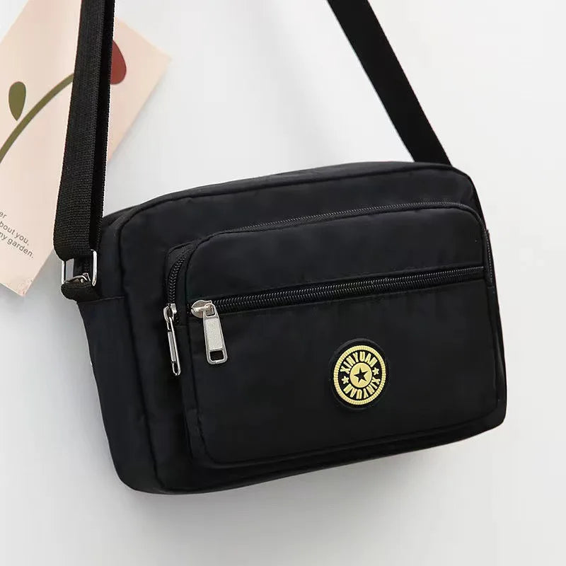 Multi-Pocket Crossbody Purse — Durable Everyday Shoulder Bag
