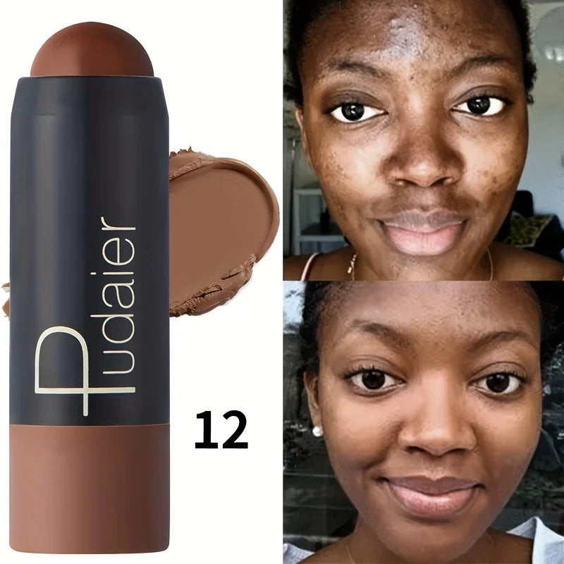2-in-1 Foundation & Concealer Stick — Full Coverage, Waterproof