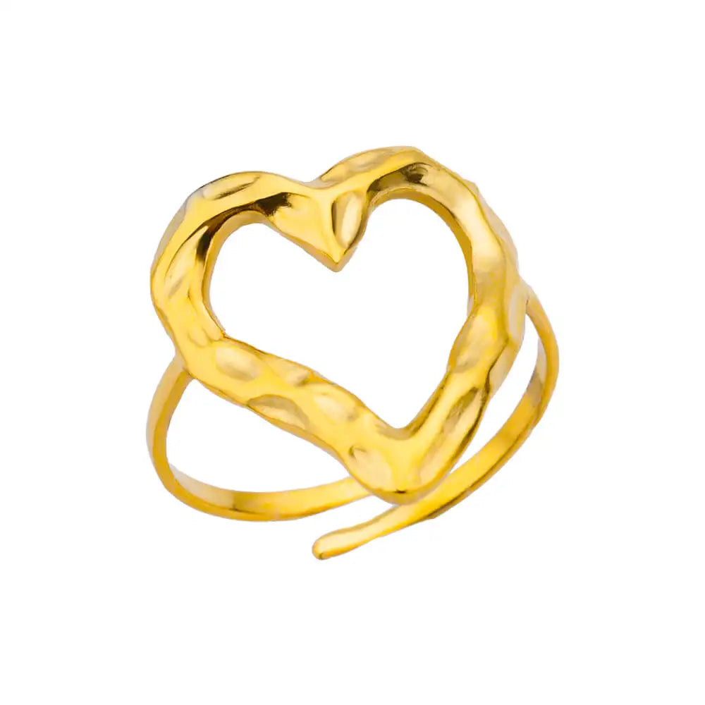 The Ring That Never Fades — Adjustable Gold Band, Waterproof