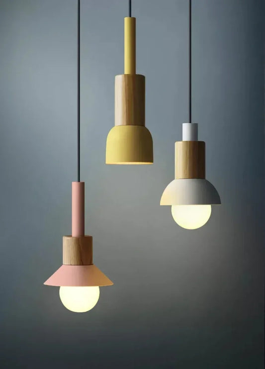 2025 Nordic Wood Pendant Light For Kitchen Restaurant Hanging Lamp Bedroom Bedside Wooden Ceiling Chandeliers Modern Lighting Ho