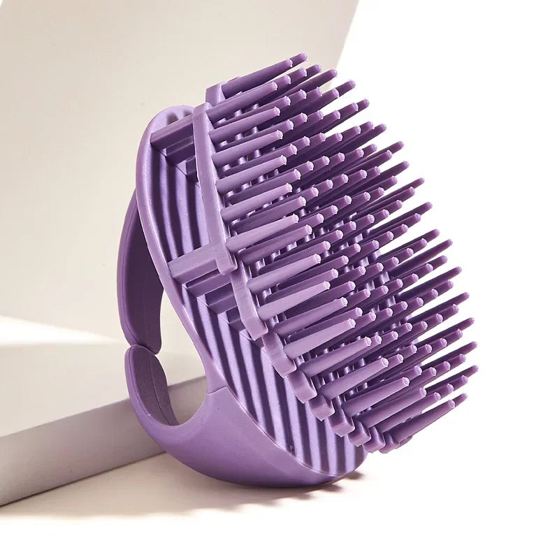 Silicone Scalp Massager Brush — Deep Clean and Relax