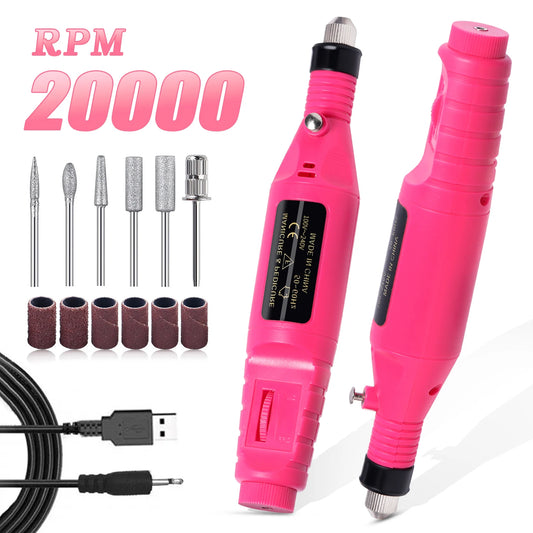 Electric Nail Drill Set — Professional Manicure & Pedicure Tool