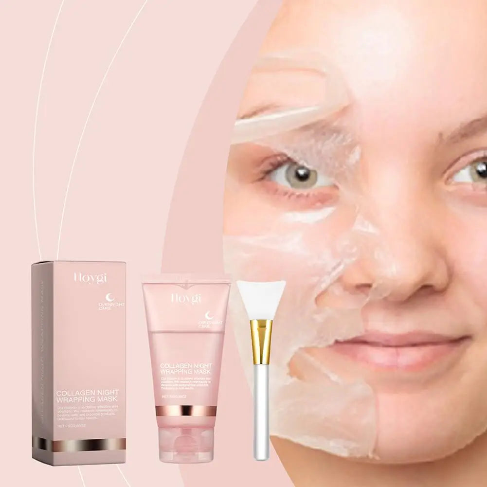 Collagen Overnight Peel-Off Mask — Korean Deep Hydration