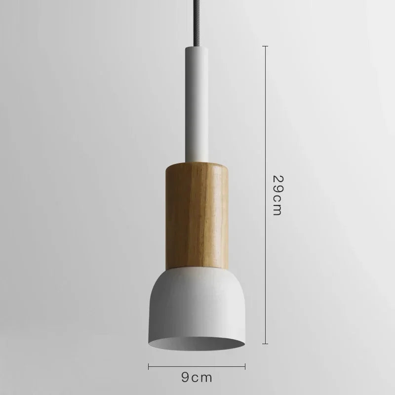 2025 Nordic Wood Pendant Light For Kitchen Restaurant Hanging Lamp Bedroom Bedside Wooden Ceiling Chandeliers Modern Lighting Ho