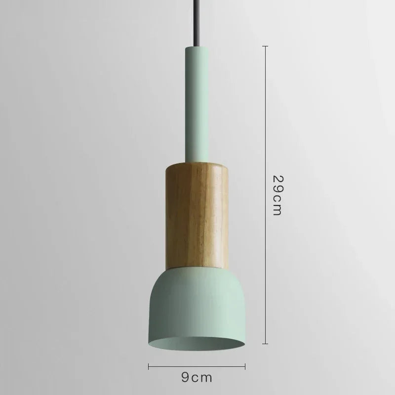 2025 Nordic Wood Pendant Light For Kitchen Restaurant Hanging Lamp Bedroom Bedside Wooden Ceiling Chandeliers Modern Lighting Ho