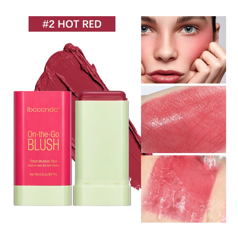 Easy Blend Cream Blush Stick — Waterproof Color Payoff