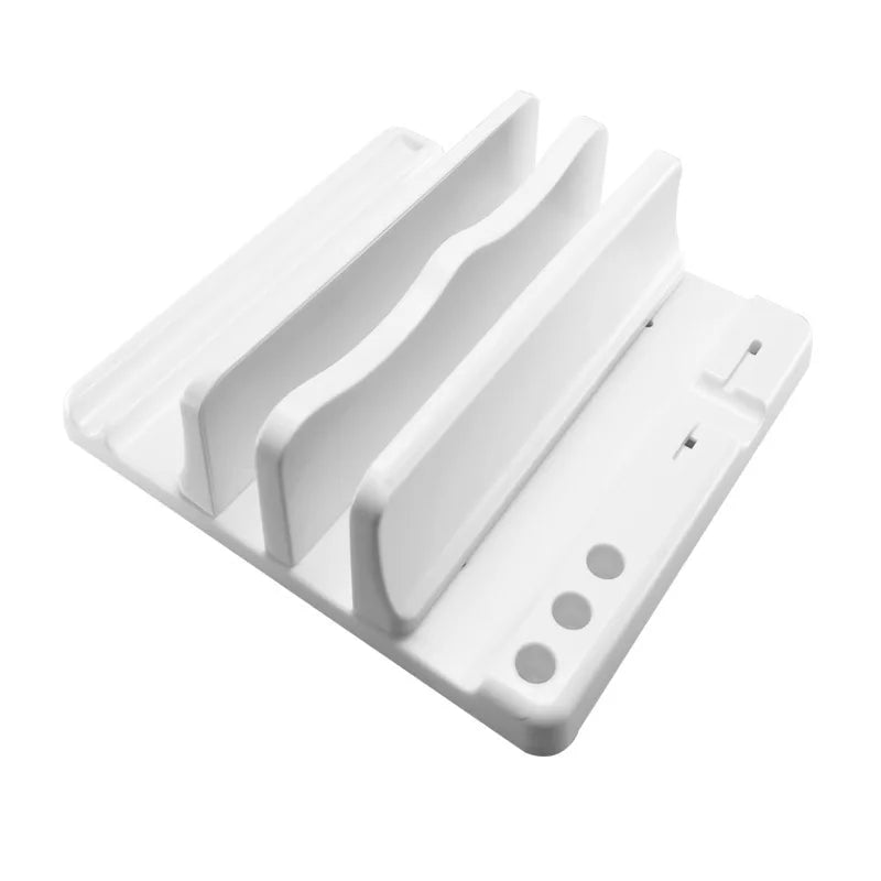 Vertical Laptop & Tablet Stand (Dual-Slot)