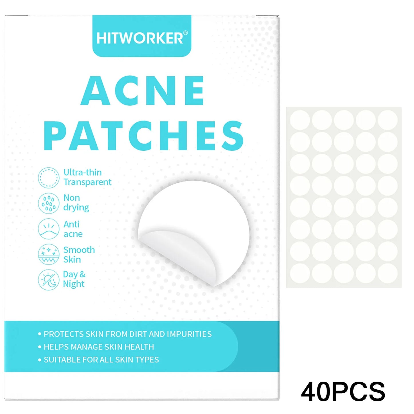 Hydrocolloid Acne Patches — Cover Blemishes & Speed Up Healing