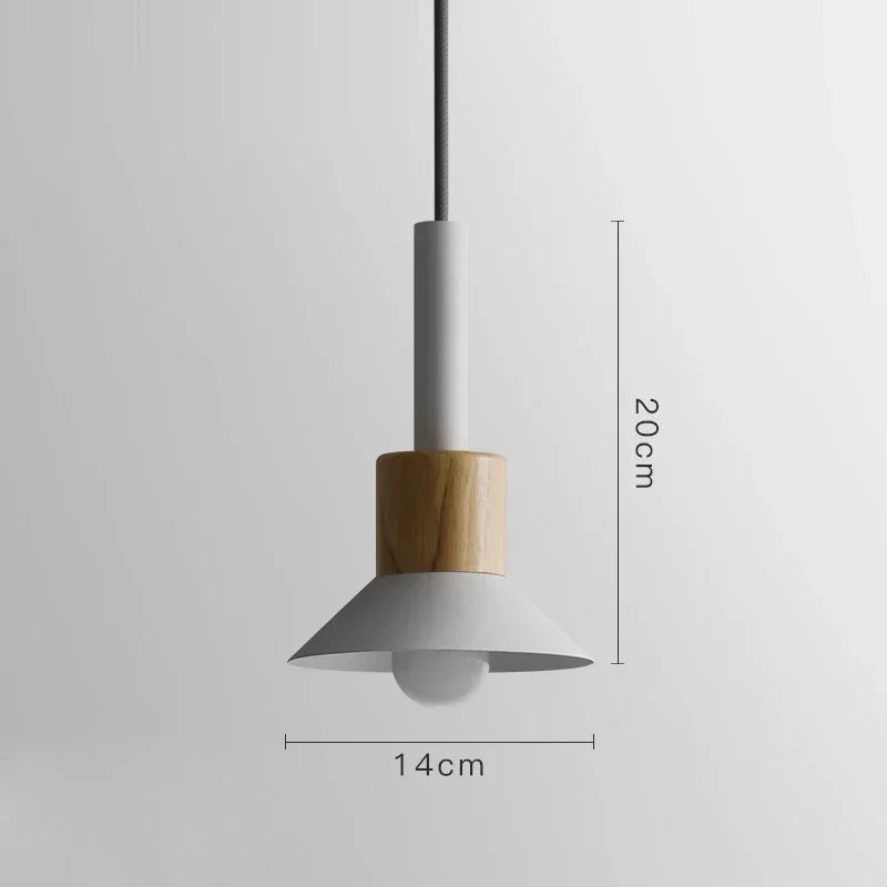 2025 Nordic Wood Pendant Light For Kitchen Restaurant Hanging Lamp Bedroom Bedside Wooden Ceiling Chandeliers Modern Lighting Ho