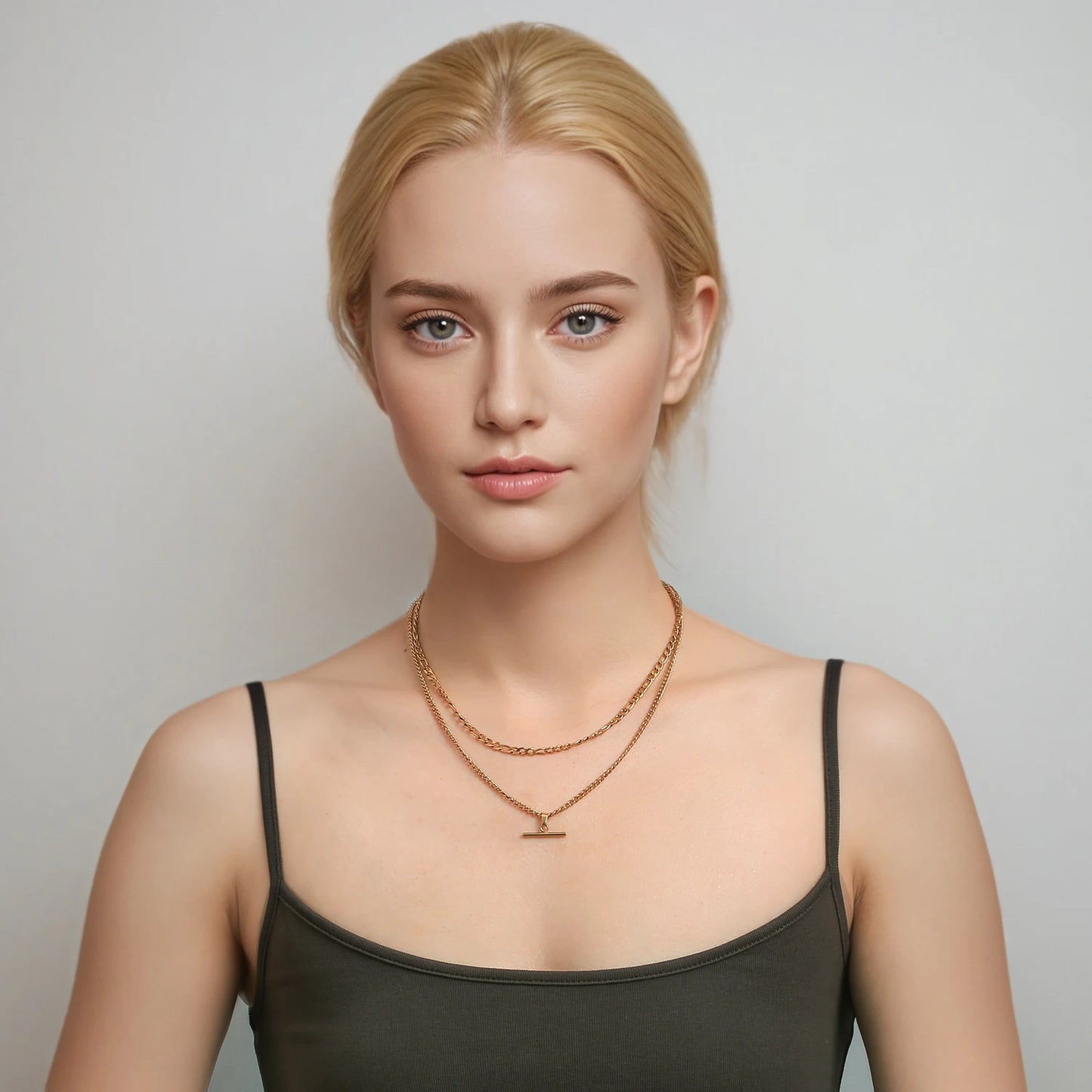 The Layered Necklace With No Tangles — Hypoallergenic Gold Chain