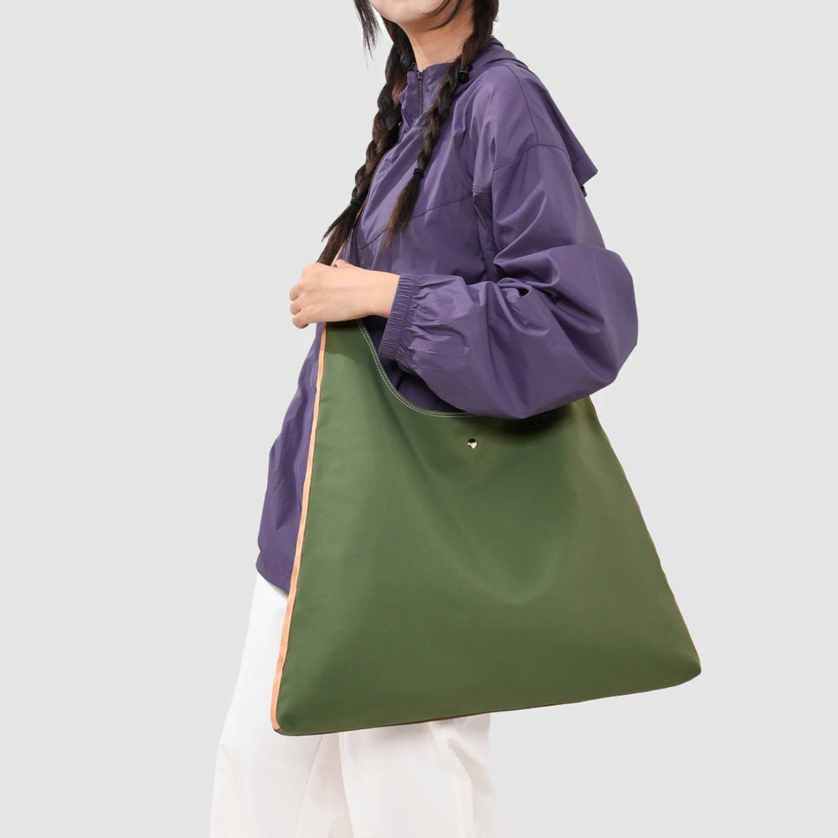 Large Capacity Travel Tote — Casual Commuter Shoulder Bag
