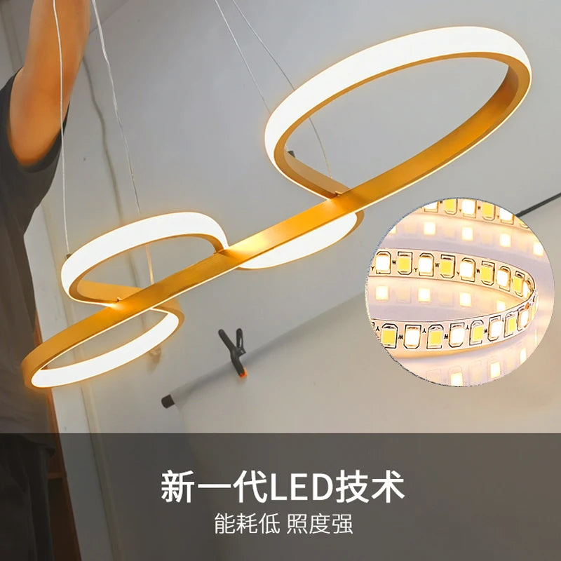 Intelligent Nordic Style Pendant Light Kitchen Pendant Light Living Room Decoration Ceiling Dining Table LED Indoor Lighting