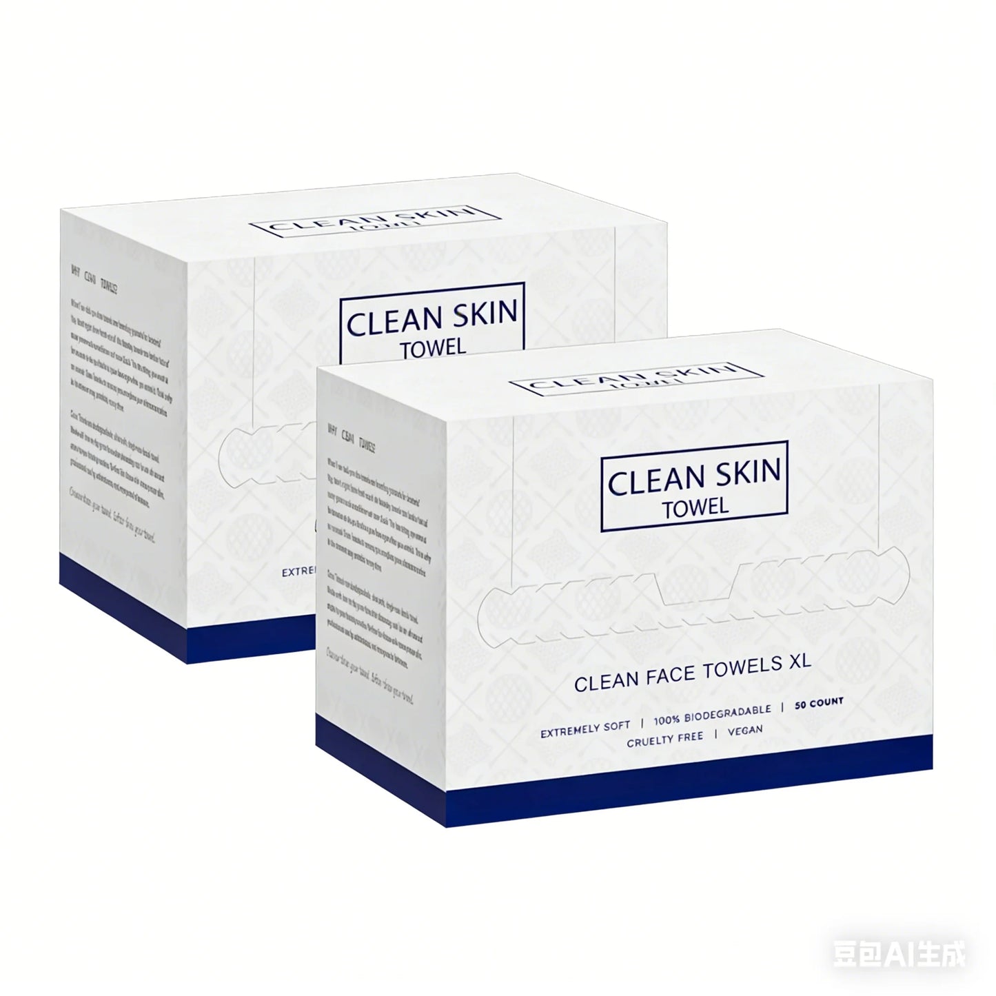 Thick Disposable Cleansing Towels — Effortless Clean On the Go