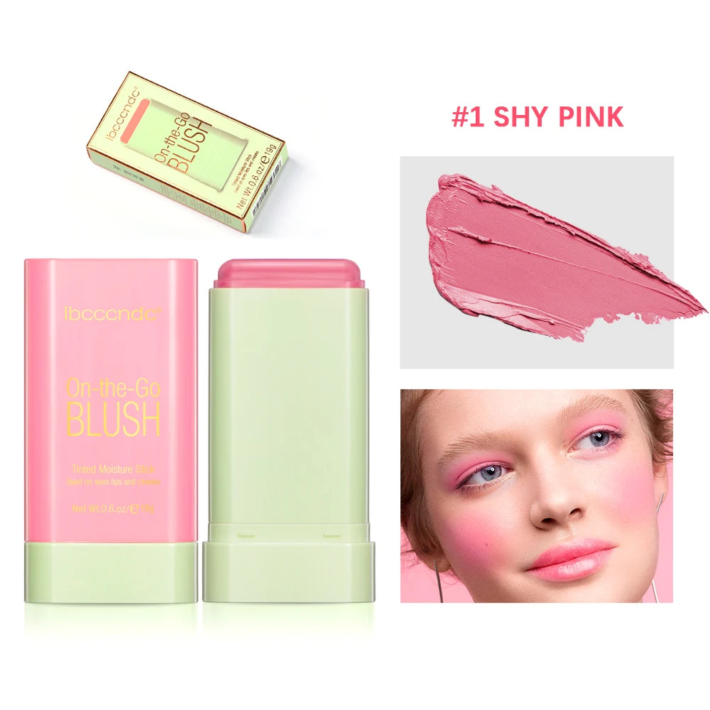 Easy Blend Cream Blush Stick — Waterproof Color Payoff