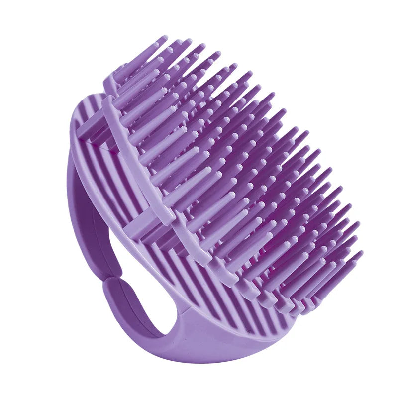 Silicone Scalp Massager Brush — Deep Clean and Relax