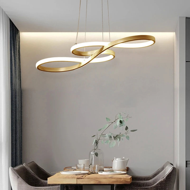 Intelligent Nordic Style Pendant Light Kitchen Pendant Light Living Room Decoration Ceiling Dining Table LED Indoor Lighting