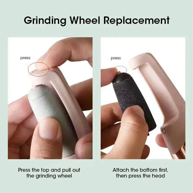 Electric Foot Callus Remover — Rechargeable & Waterproof