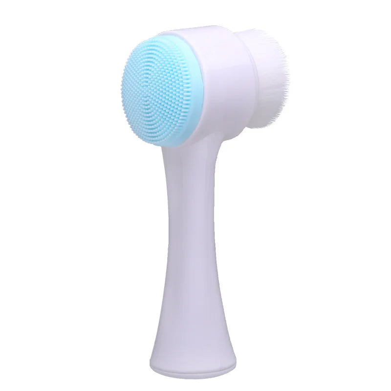 3D Silicone Facial Cleansing Brush — Gentle Cleanse & Daily Exfoliation