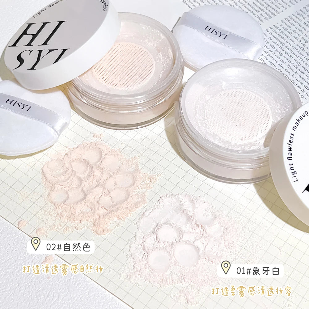 Transparent Loose Setting Powder — Blurs Pores, Locks Makeup