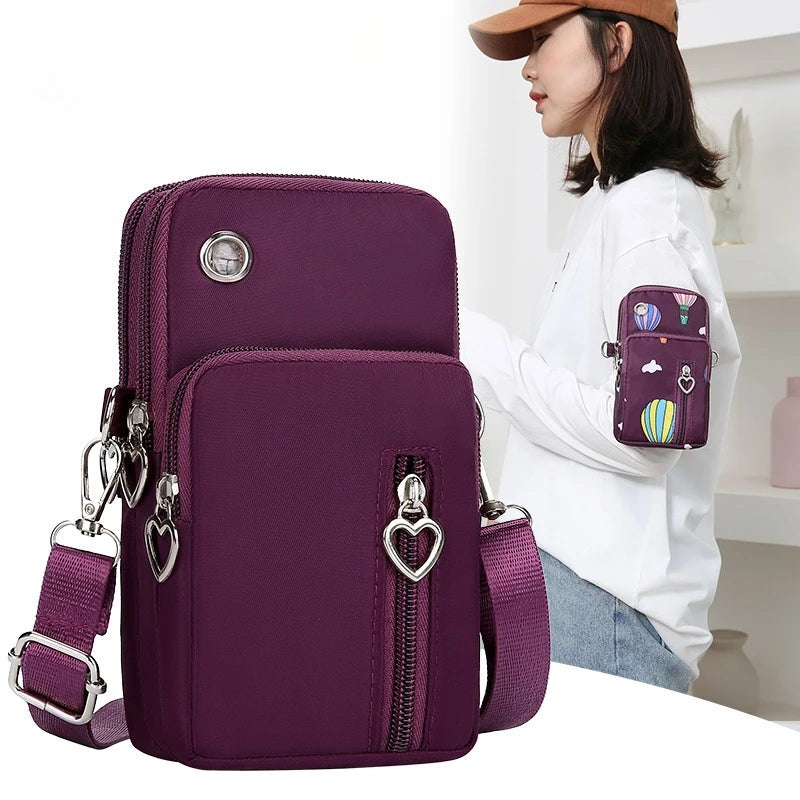 Compact Crossbody Purse — Phone, Card & Cash Essentials Bag