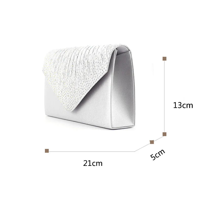 Elegant Evening Clutch — Wedding & Party Shoulder Bag