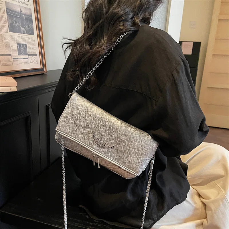 Minimalist Chain Shoulder Bag — Sleek Everyday Accessory