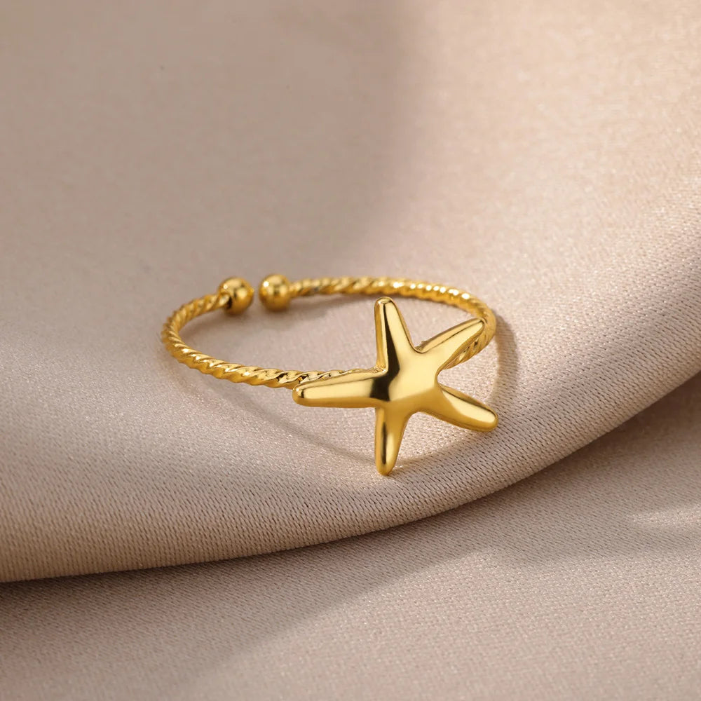 The Ring That Never Fades — Adjustable Gold Band, Waterproof