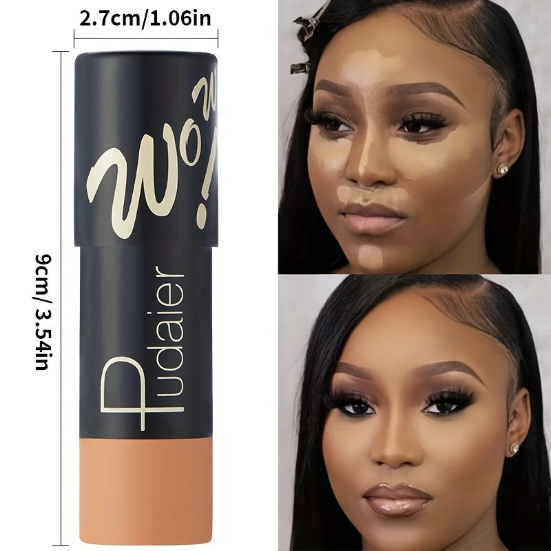 2-in-1 Foundation & Concealer Stick — Full Coverage, Waterproof