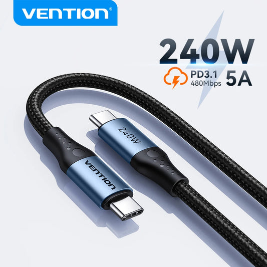 Vention 240W USB-C Fast Charging Cable