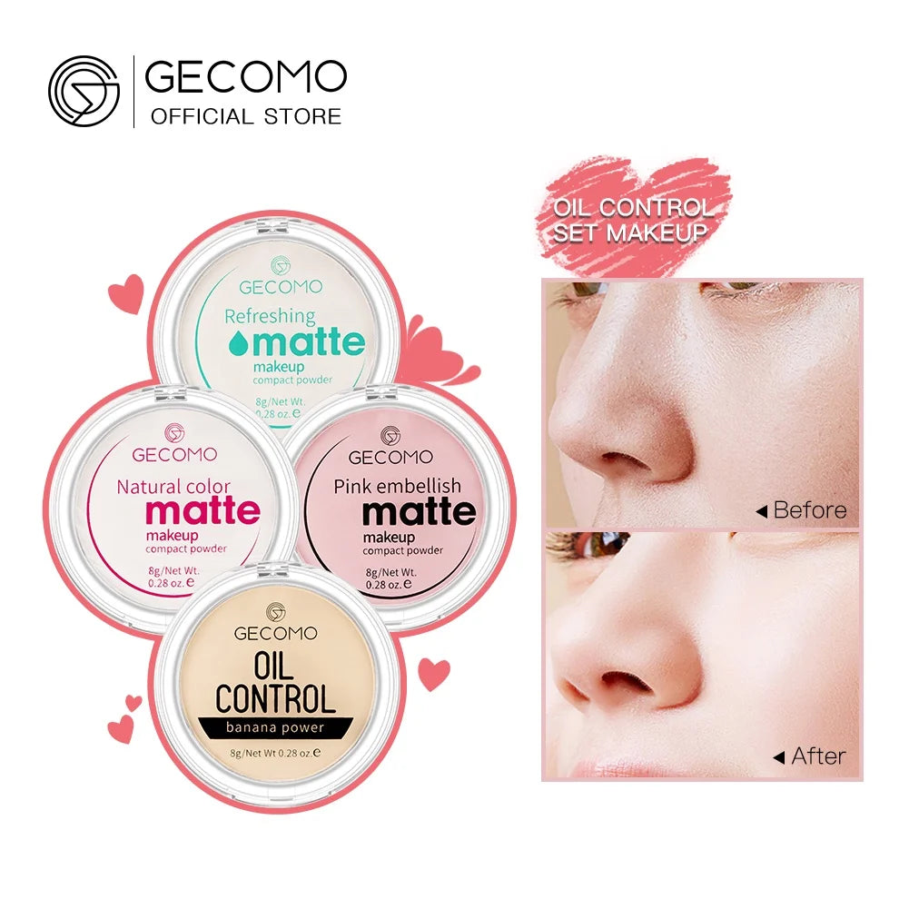 Mattifying Compact Powder — 12-Hour Shine Control