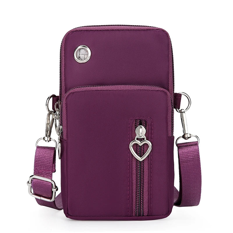 Compact Crossbody Purse — Phone, Card & Cash Essentials Bag