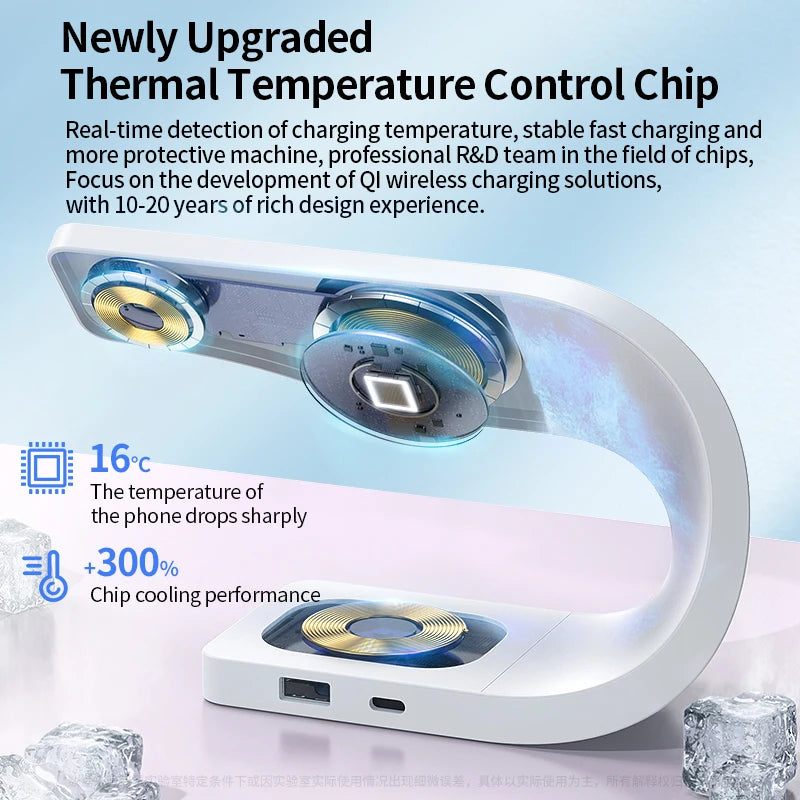 15W Magnetic Wireless Charging Stand (4-in-1)