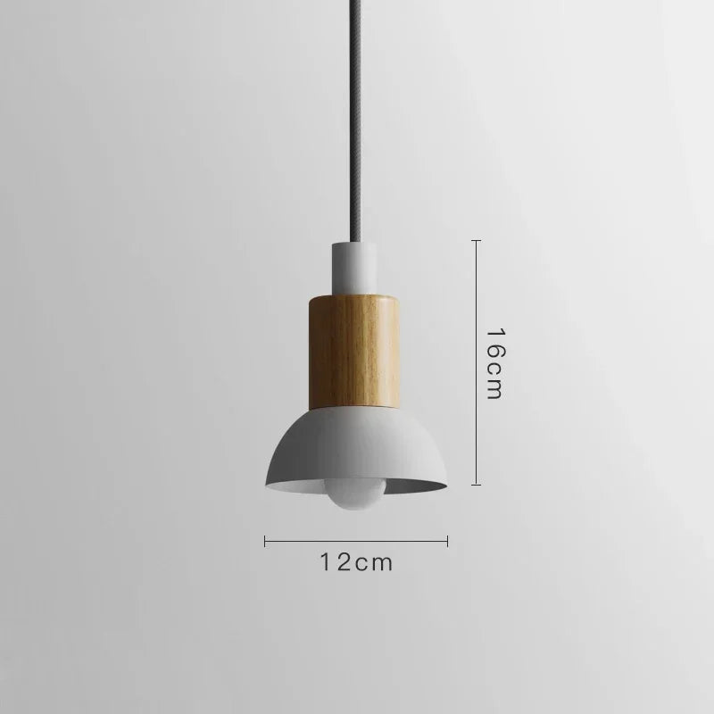 2025 Nordic Wood Pendant Light For Kitchen Restaurant Hanging Lamp Bedroom Bedside Wooden Ceiling Chandeliers Modern Lighting Ho