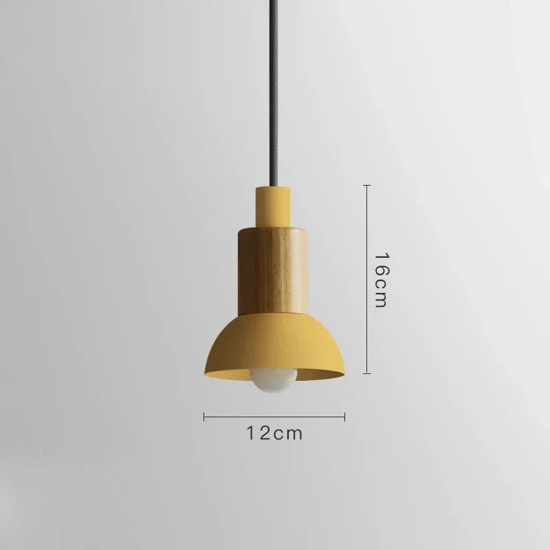 2025 Nordic Wood Pendant Light For Kitchen Restaurant Hanging Lamp Bedroom Bedside Wooden Ceiling Chandeliers Modern Lighting Ho