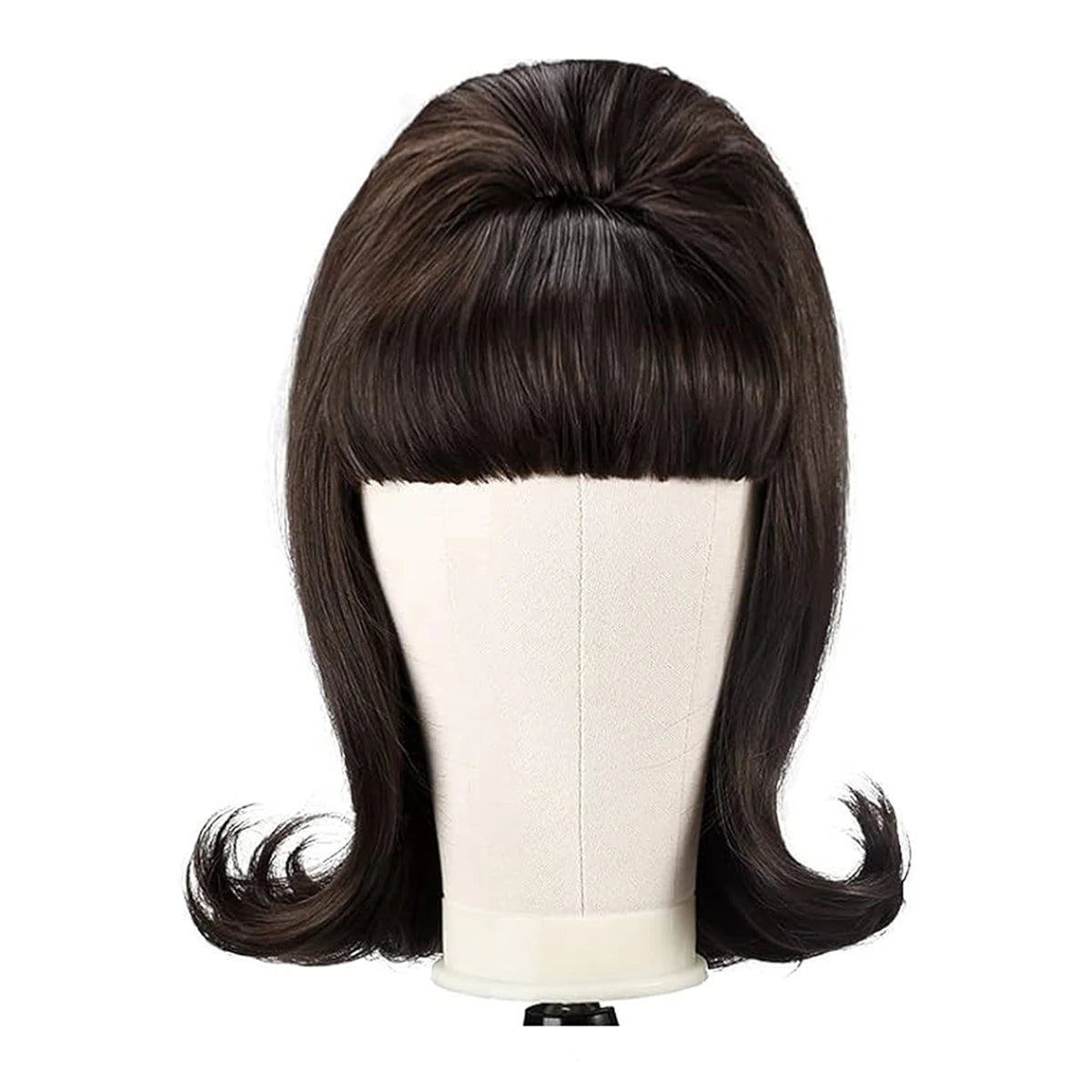 Vintage Bangs Wig — 14" Short Straight Style for Everyday & Costume