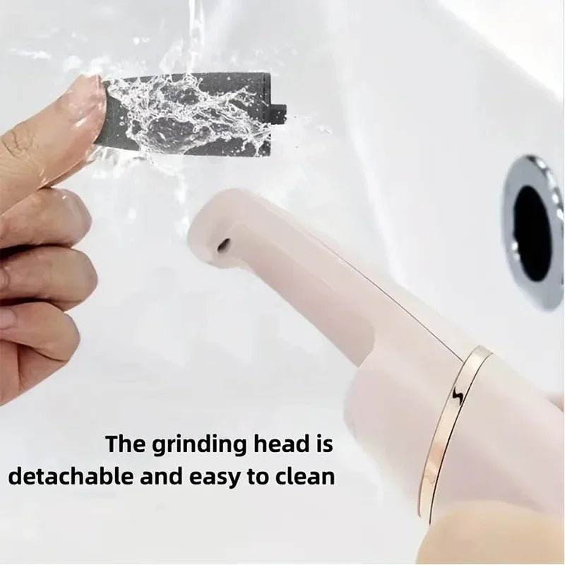 Electric Foot Callus Remover — Rechargeable & Waterproof