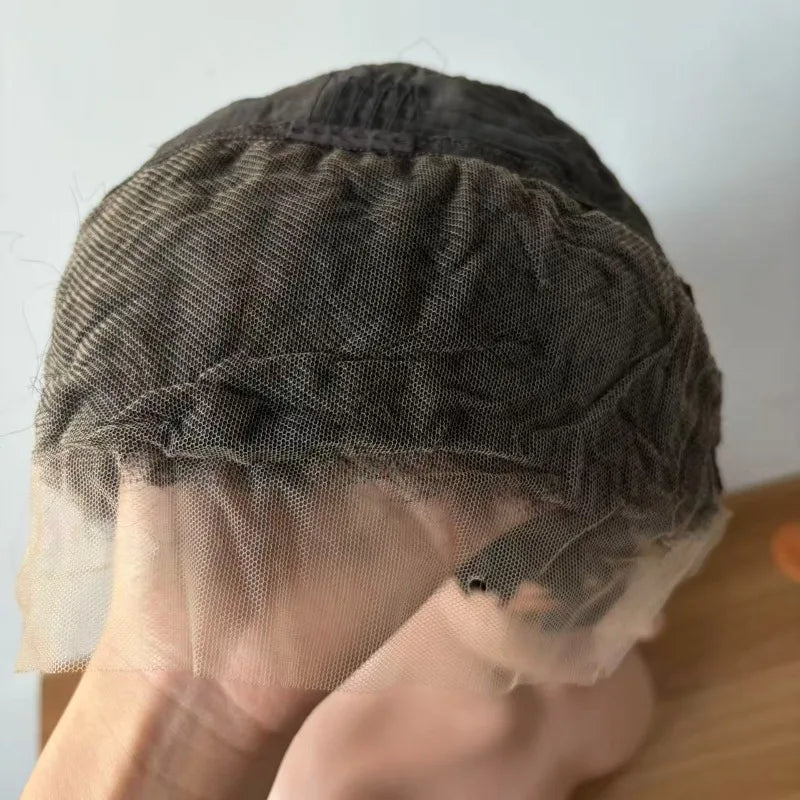Natural Scroll Lace Front Wig — Heat-Stylable Human Hair