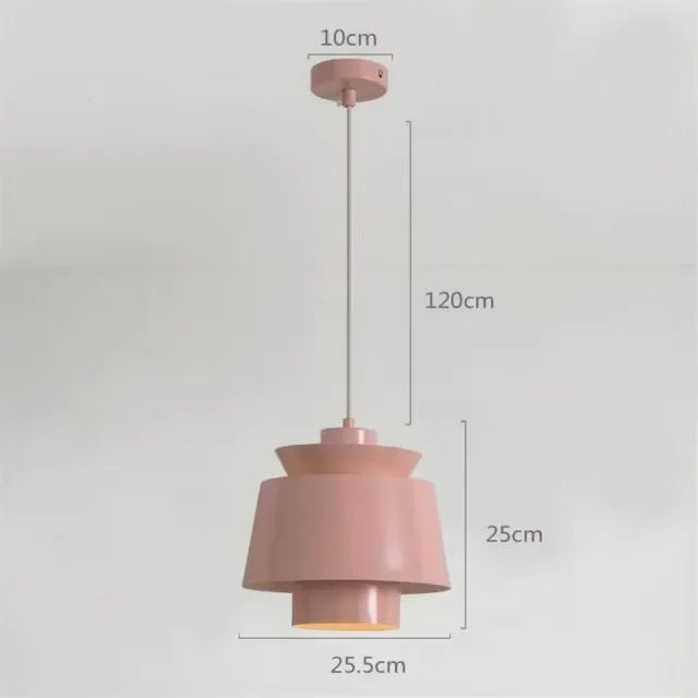 Modern Creative Macaron LED Pendant Lamp Restaurant Bedroom Bar Bar Cafe Milk Tea Shop Office Chandelier Interior Decor Lighting